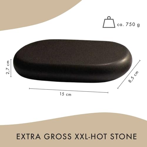 Massagestein Welltouch Hot Stone XXL für professionelle Anwendungen