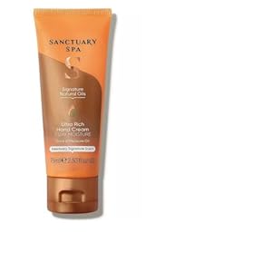 Sanctuary Spa good Hand Cream for Very Dry Hard Working Hands, No Mineral Oil, Cruelty Free and Vegan Hand Cream with Shea Butter 75 ml