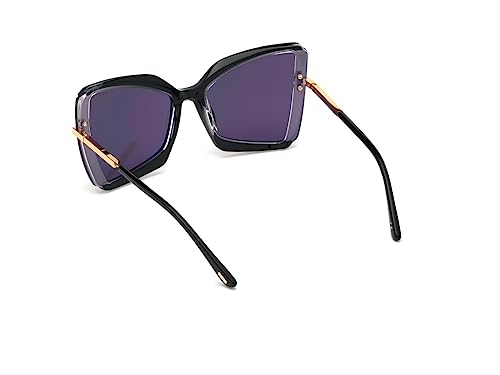 Tom Ford FT0766 03A Black FT0766 Butterfly Sunglasses Lens Category 3 Size 63mm3