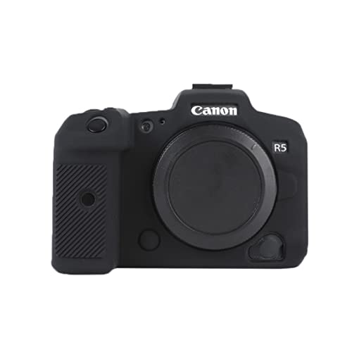 Caratteristiche: Prendi la fotocamera Canon EOS R5 come modello di custodia per assicurarti che la nostra custodia si adatti bene alla fotocamera e non influisca sull'uso di microfono, treppiede, auricolari, schermo LCD e altri accessori esterni quando copre la custodia. E c'è un'apertura della batteria nella parte inferiore, quindi non è necessario togliere la custodia quando si cambia la batteria o la scheda SD.