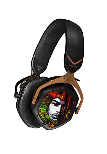 V-MODA x Jimi Hendrix Special Edition Wireless Bluetooth Headphones: Soul - Over The Ear Headset with Mic, Up to 14 Hours of Playback,Black