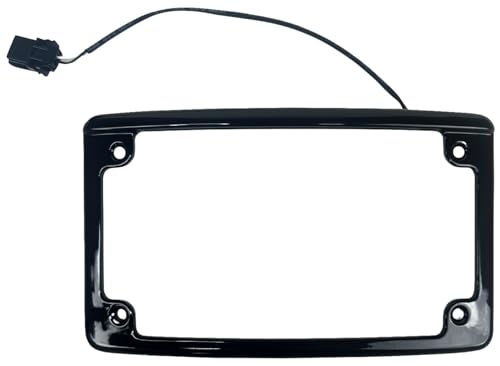 Custom Dynamics LPF-RAD-23CVO-B Illuminated CVO License Plate Frame - Black