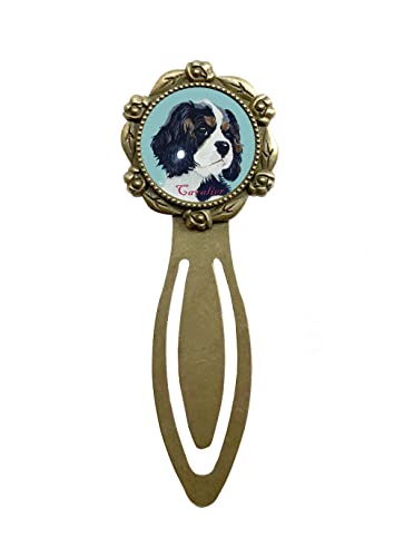 le Bonbon キャバリアトライカラー BL ブックマーカー 犬 クリップ イヌ ブックマーク しおり 犬