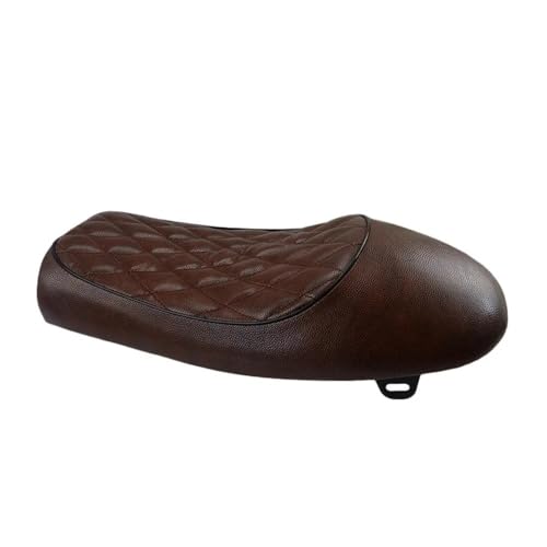 Bolsa de sillín vintage para motocicleta universal CG125 con joroba larga Cafe Racer para conductor