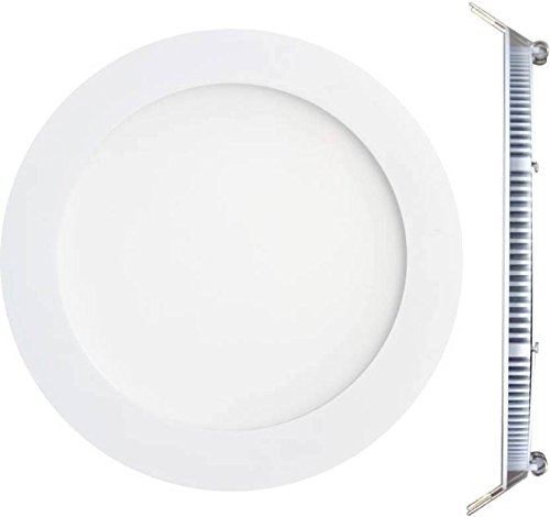 FOS-12-Watt-LED-Panel-Light-Recessed-Ceiling-Lamp-1200-LUMENS-Slim-Round-Warm-White-2700k-Pack-of-4 FOS 12-Watt LED Panel Light Recessed Ceiling Lamp, 1200 LUMENS - Slim | Round | Warm White 2700k (Pack of 4)