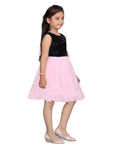 Image of muhuratam Girls Solid Regular Dress