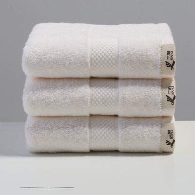 Serviette pur coton WLLLO absorbante et épaisse à séchage rapide