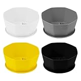 Choix de taille : le grand pot mesure 5 x 20,8 x 9 cm tandis que le petit pot mesure 12 x 15 x 6,5 cm, répondant à une variété de types de plantes grasses et de plantes en fonction de leurs besoins de croissance.