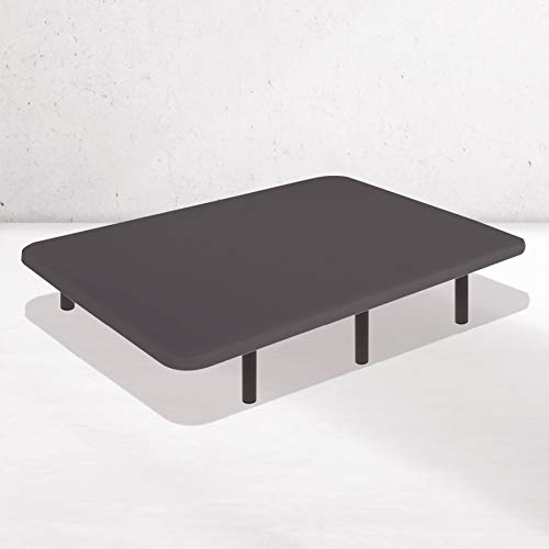 Dreaming Kamahaus Base Tapizada Tejido 3D AIRFRESH en Gris | 150 x 190 cm | 5 Barras transversales | Estructura metálica 30x40mm | Tablero Perforado | Patas 25 cm