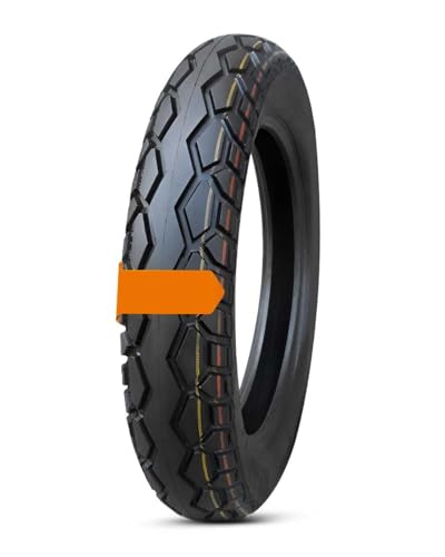 90/100-14 Dirt Bike Street Tire Compatible with 3.00-14 Tyre with Low Knobby Tread for Dirt Bike Front or Rear Performance 90/100 X 14 Wear-Resistant and High-Load-Carrying