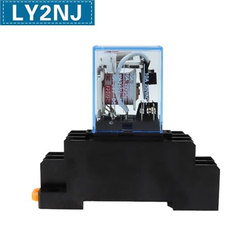 Relais LY2NJ DC 36V DPDT 8 broches avec socle pour circuit électrique