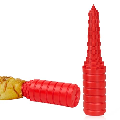 SHIDOW hot Dog Driller, hot Dog bun Driller, hotdogger Tool for hotdogger, hot Dog Buns, mini hot Dogs (2 PCS Red)