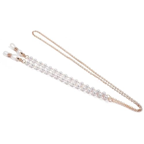 Chaîne de lunettes en perles pour femmes idéale en terrasse ou au bureau