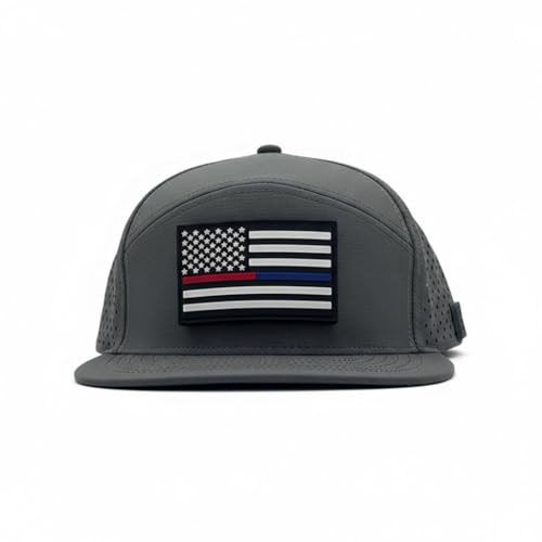 Vintage Old Glory PVC Curved 5 Panel Rope Hat Ajustable miniatura 6