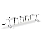 Bonnlo Pool Reel for Above Ground Pools, Max Width 4.8m, Solar Blanket Roller Reel Systems with Tube Set, Aluminium