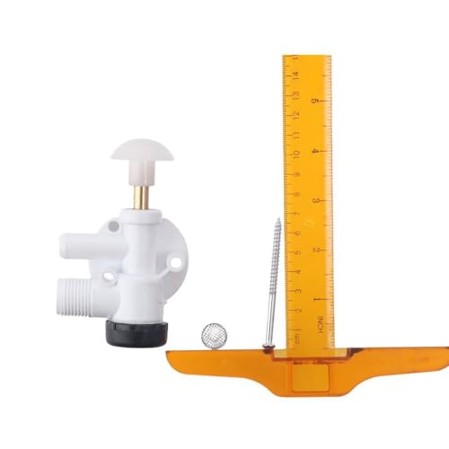 Image of RV Toilet Water Valve Kit, Polymer Construction Accessories Assembly Replacement Fit for Sealand, for EcoVac, for VacuFlush Toilet Models