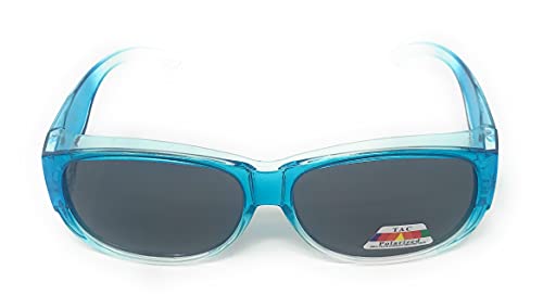 Wrap Around Sunglasses - Polarized -%100 UV Protection to Wear as Fit Over Sunglasses - Wear Over Prescription Glasses2