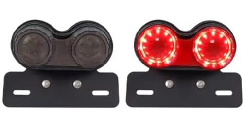 Feu arrière de frein LED 12V idéal pour les sorties nocturnes en moto
