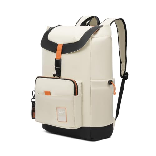 Image of Skybags Vyb 15.6 Inch Compatible Laptop Backpack 21L | 1 Compartments with Quick-Access Front Pocket & Rain Cover | Padded Back Panel & Side Bottle Pocket | Office & Travel Backpack for Men & Women