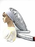 Upgraded Large Hooded Hair Dryer Bonnet Cap with Long Tube for Fast Drying, Fits All Head Sizes and Hair Styling