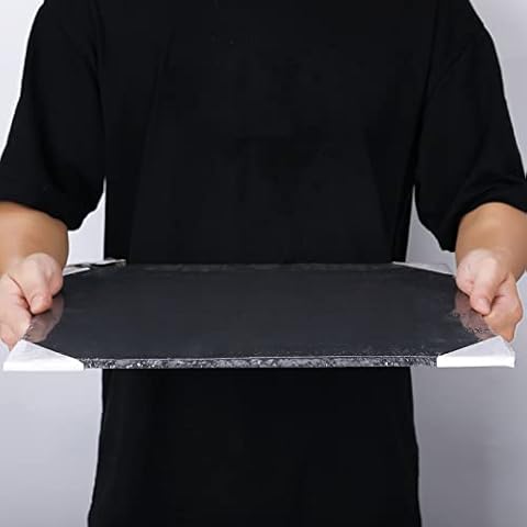 ACKEIVTO Large Slate Cheese Board 12" x 16" Cheese Platter Slate Board, Wine and Cheese Serving Board Cover
