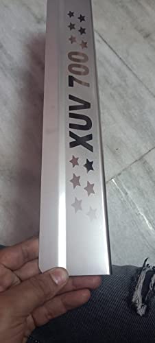 Image of NEXTA Door Sill /Foot Step Stainless Steel Plates Compatible with Rumion (Set of 4 Pcs)