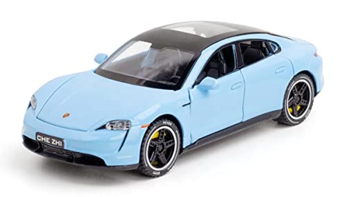 Image of Alloy Car Model Diecasts Metal Toy with Sound /Light /Pull-Back Off-Road Vehicles Car Model Collection Kids Toys Gift Multicolor Pack of 1 (1:32 Porrsche)