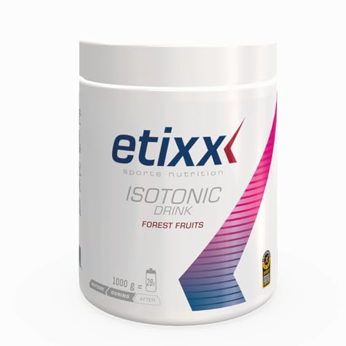Etixx Isotonic - Bebida Isotónica Sabor Frutas del Bosque, 1kg - Hidratación y Energía Rápida para Deportistas de Resistencia - Reposición de Electrolitos Durante el Ejercicio