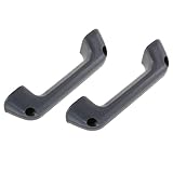 RLB-HILON 2PCS Armrest Door Pull Handle Compatible with Nissan Navara Hardbody D21 D22 1986-1997, Gray Color