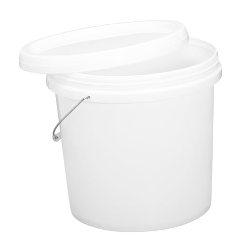 Ipetboom Portable Kitchen Bucket Water Containers Handle Food Grade Plastic Bucket