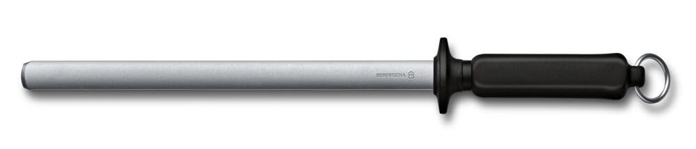 Victorinox 7.8323 Diamond Wetzahl - Afilador de cuchillos (Negro, Plata), 26 cm