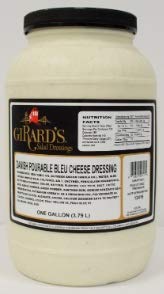 Pourable Danish Black Bleu Cheese Dressing, 1 Gallon -- 2 per case.