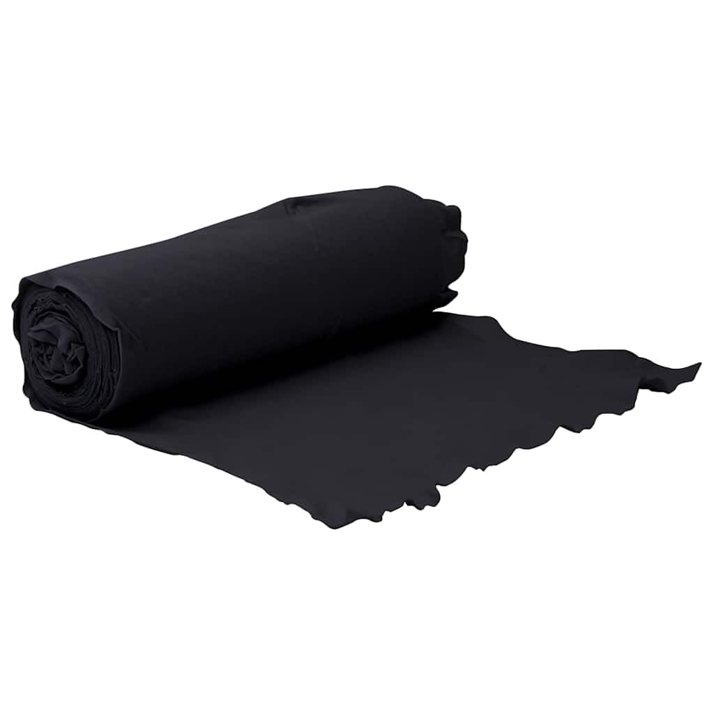 Geotextil Fieltro Negro 1 x 50 m Fibra de poliéster para paisajismo y jardinería con excelente rendimiento de drenaje