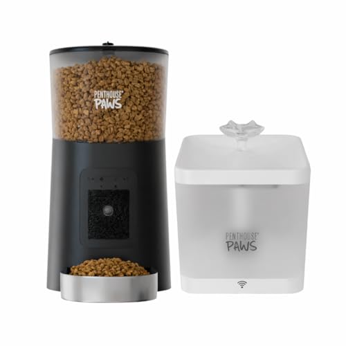 Fuente de Agua Inteligente 2.2L y Comedero Automático 6L