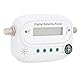 FTVOGUE 13-18 VDC Digitaler Satelliten-Finder, TV-Antennensignal-Finderstärkemesser mit Kompass-Summer-Alarm