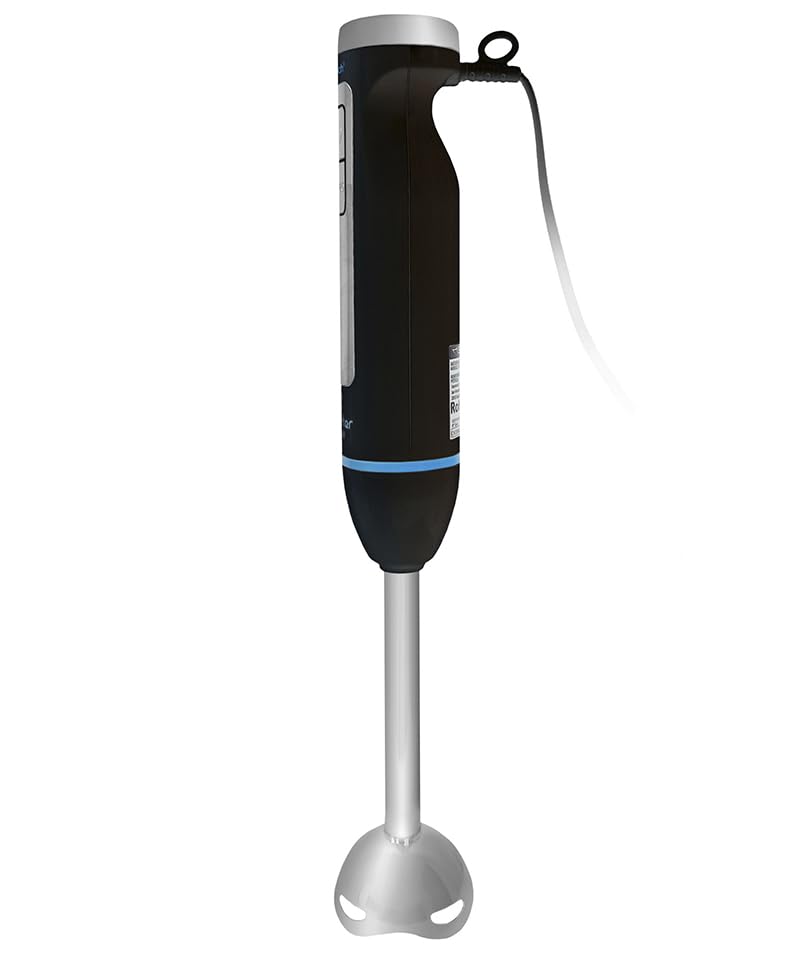 Sytech batidora, pie Acero INOX, 2 velocidades, 1000 w, Pica Hielo, Negro