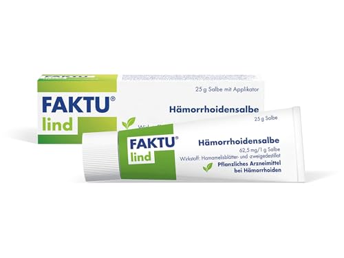 FAKTU lind rektalna mast: protuupalna mast s hamamelisom protiv hemoroida, pospješuje zacjeljivanje rana, 25 g