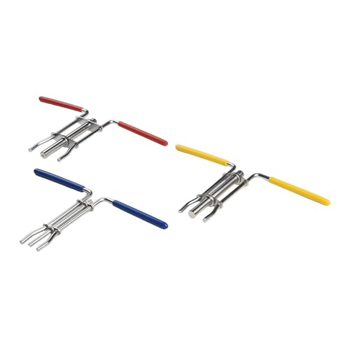 FUANA Juego de 3 herramientas de instalación de cilindro hidráulico, vástago de pistón, junta en U, S/M/L, herramienta de reparación de controlador de impulso de acero inoxidable