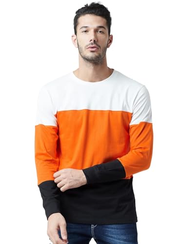 Image of Walter Jackson Cotton Full Sleeves Round Neck Stylish Multicolor T Shirt for Man - Regular fit Trending Designer Tshirt