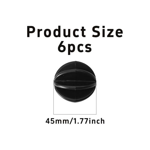 6 bolas mezcladoras plásticas para licuadora 1.77 pulgadas miniatura 2