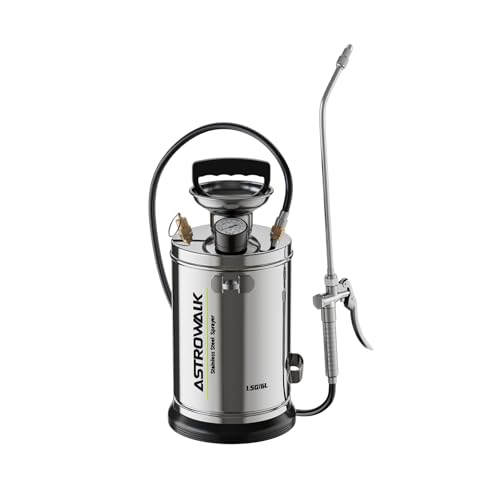 Stainless Steel 1.5 Gallon Garden Pump Sprayer