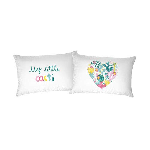 Italian Bed Linen Pair of Digital Printed Pillow Cases Printed 40 52 x 82 cm, Printed-40
