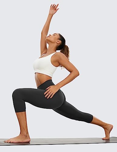 CRZ YOGA Womens Butterluxe High Waisted Lounge Leggings 19 Inches - Workout Buttery Soft Capris Yoga Pants2
