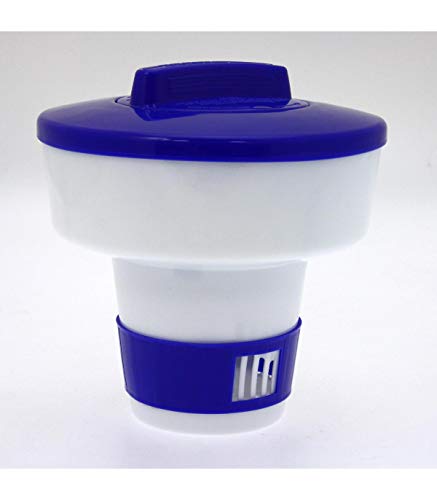 Diffuseur de chlore flottant avec bague de réglage pour grande piscine