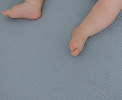Image of Dreamology Baby Crib Sheets,Muslin Crib Sheet Girls,Boys,Crib Sheet,2 Pack