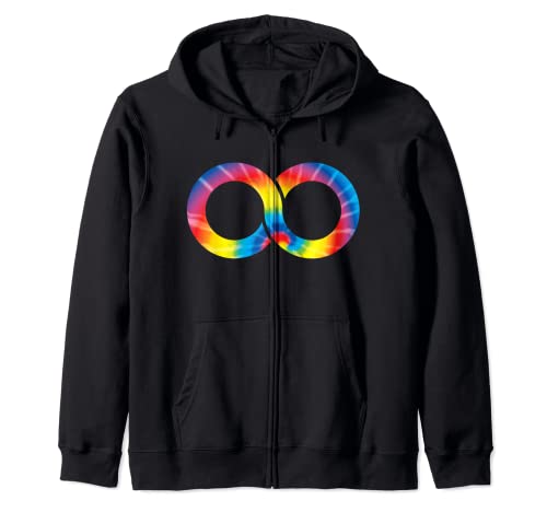 Autismo Infinity Symbol | Rainbow Puzzle Pieces Tee Sudadera con Capucha