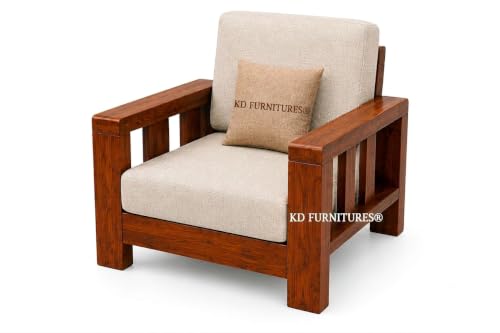 Image of GOLDEN TOUCH Sheesham Wood Sofa Set for Living Room || Sofa Sets 6 Seater || Wooden Sofa Sets Furniture || Without Pillow || Sofa 3+2+1 || Home Furniture Sofa Sets || Honey Finish