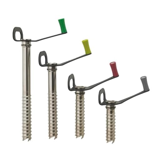 AustriAlpin SIKO.FX I Eisschraube mit Kurbel I farblich kodiert (17 cm)