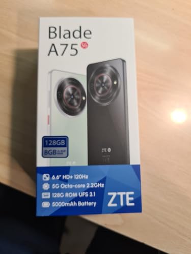 ZTE Blade A75 5G 8GB 128 GB Diamond Black