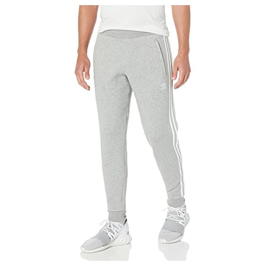 adidas Originals,mens,3-Stripes Pants,Medium Grey Heather,Medium